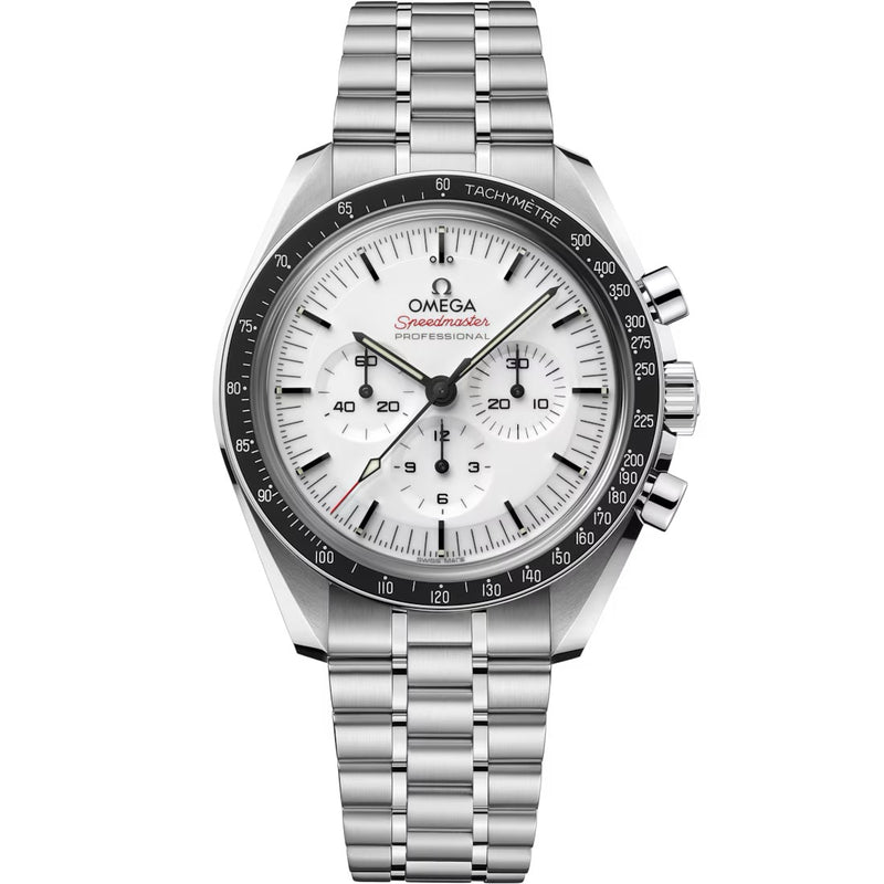 OMEGA Speedmaster Moonwatch White Dial Chronograph