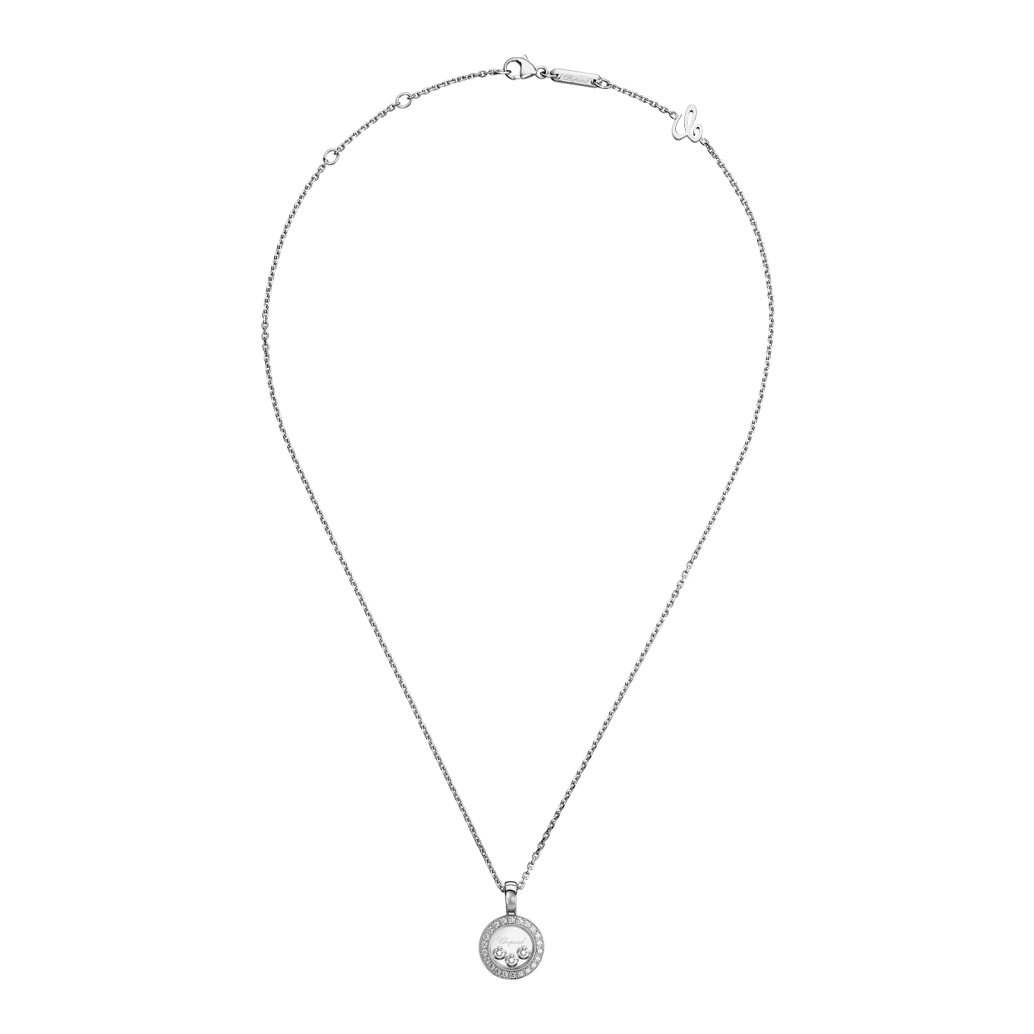 Happy Diamonds Icons white gold pendant