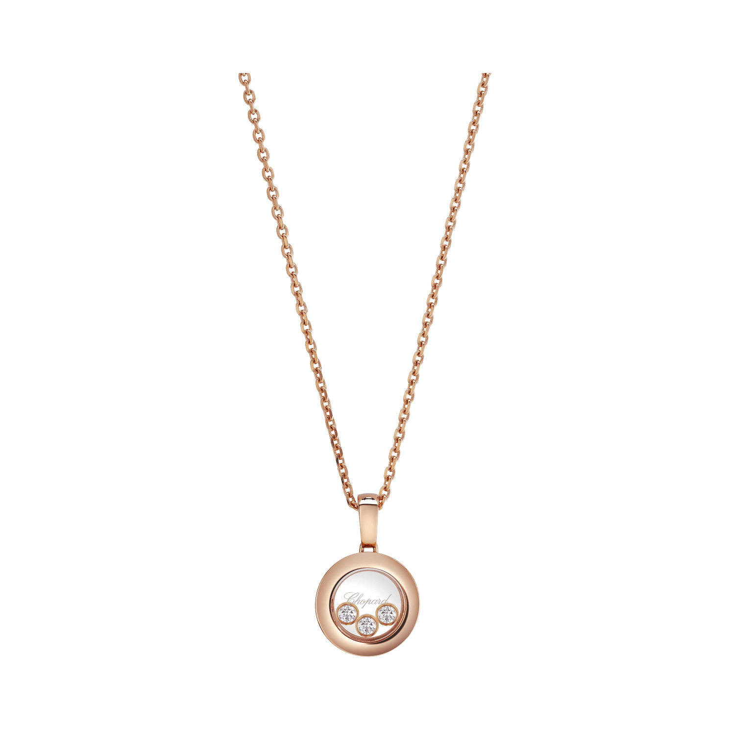 Happy Diamonds Icons rose gold pendant