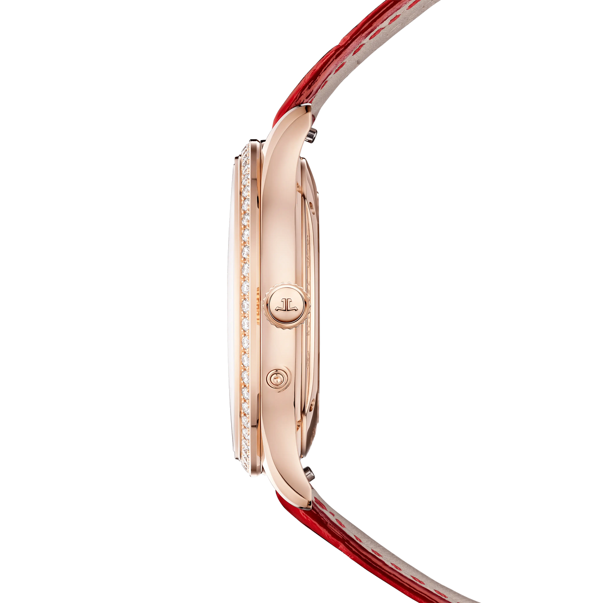 Jaeger-LeCoultre Master Ultra Thin Moon Rose Gold 36mm Q1242501 side view/crown