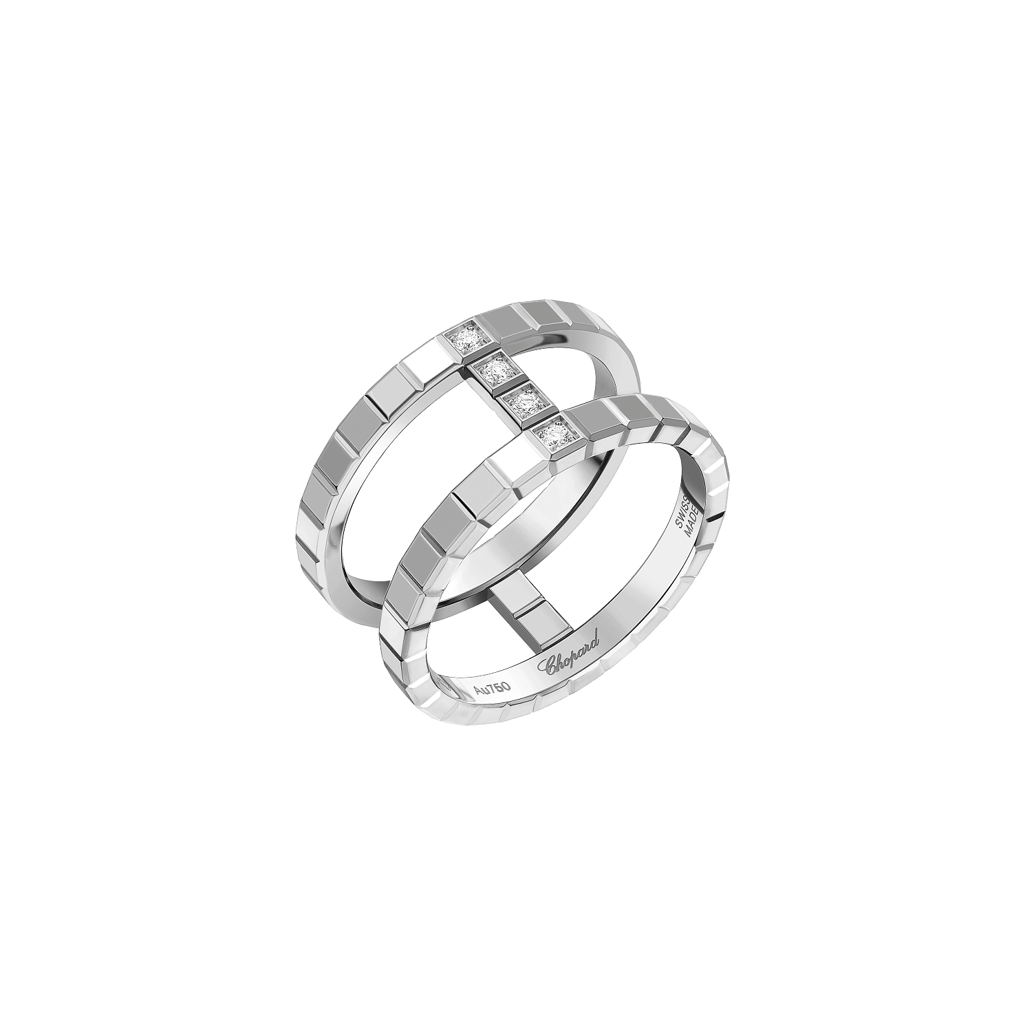 Chopard Ice Cube White Gold Diamond Ring
