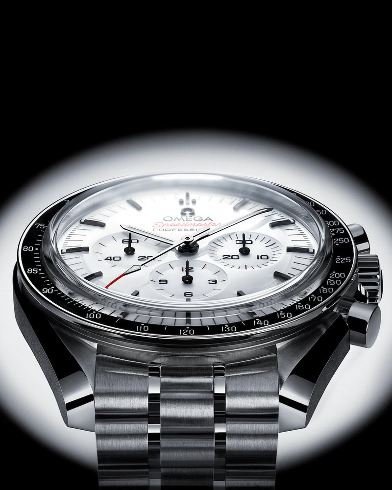 OMEGA Speedmaster Moonwatch White Dial Chronograph