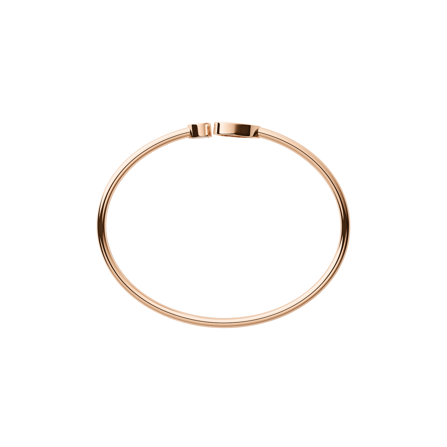 Happy Hearts Rose Gold Turquoise Mother of Pearl Bangle