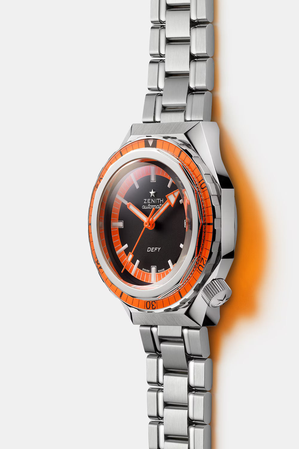 Zenith Defy Revival Black & Orange 37mm 03.A3648.670/21.M3648 side view