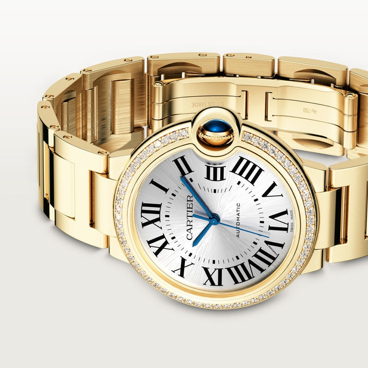 Side View of Cartier Ballon Bleu Yellow Gold 36mm 