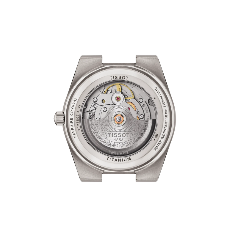 titanium case with open caseback