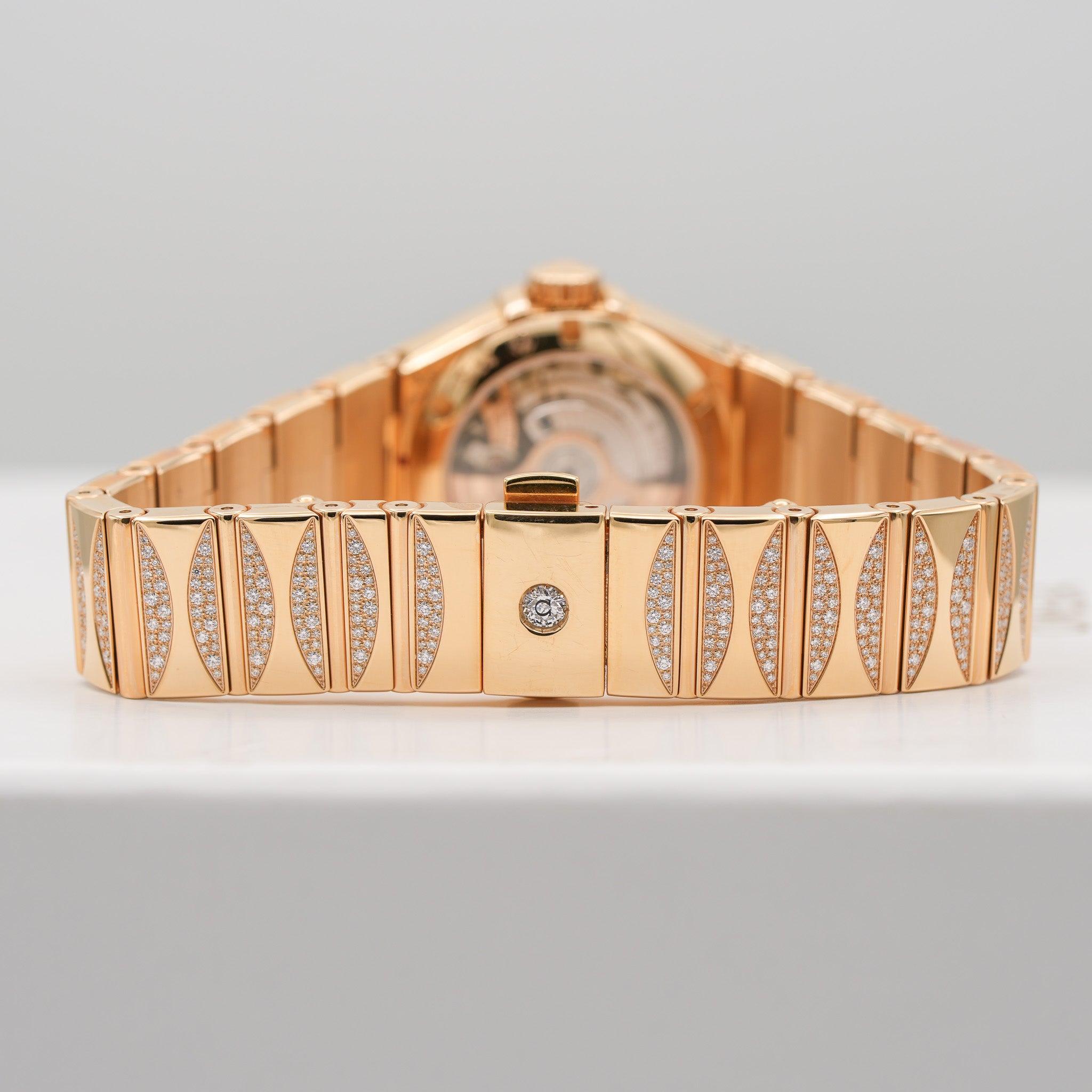 Omega 123.55.27.20.55.003 Constellation Co-Axial 27mm Diamonds Watch clasp