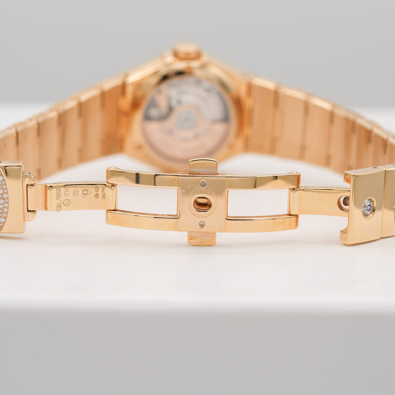 Omega 123.55.27.20.55.003 Constellation Co-Axial 27mm Diamonds Watch clasp opened
