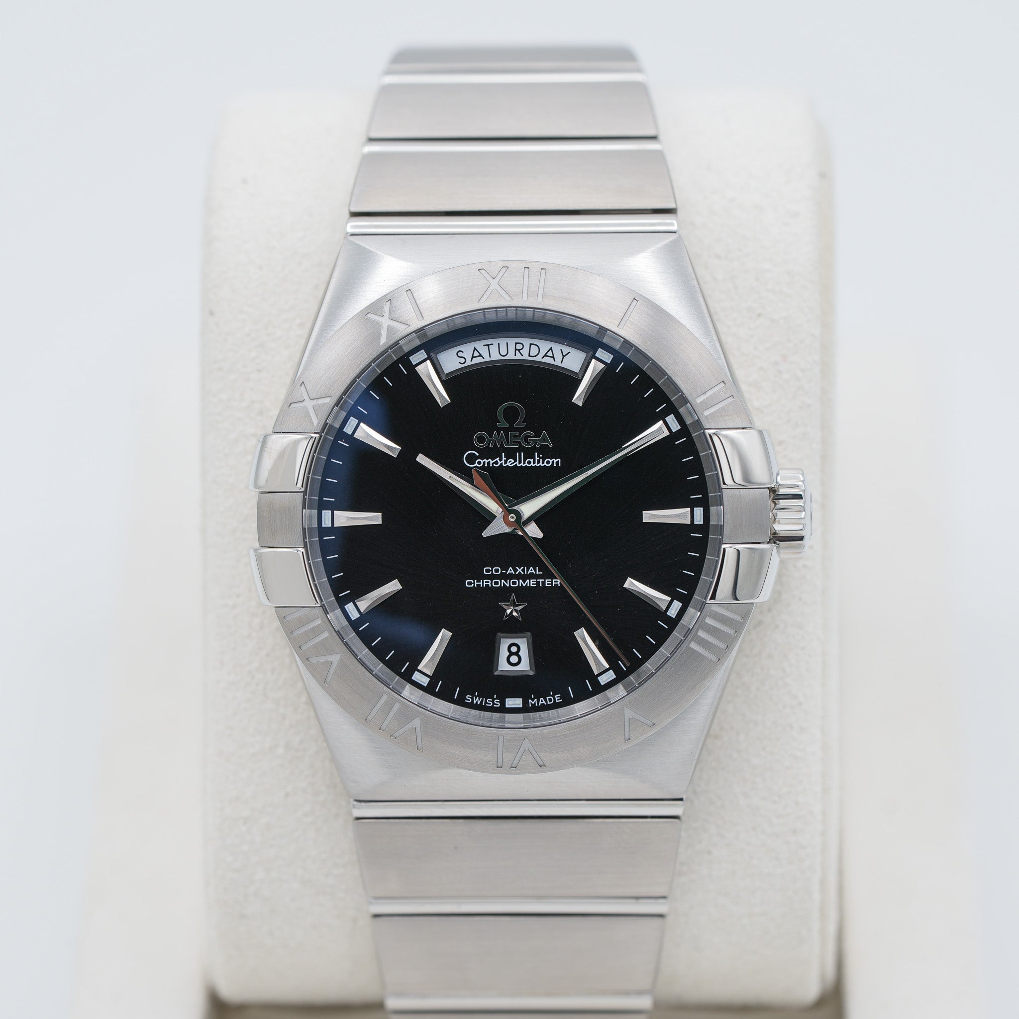 SALE | Omega 123.10.38.22.01.001 Constellation Day Date 38mm Watch