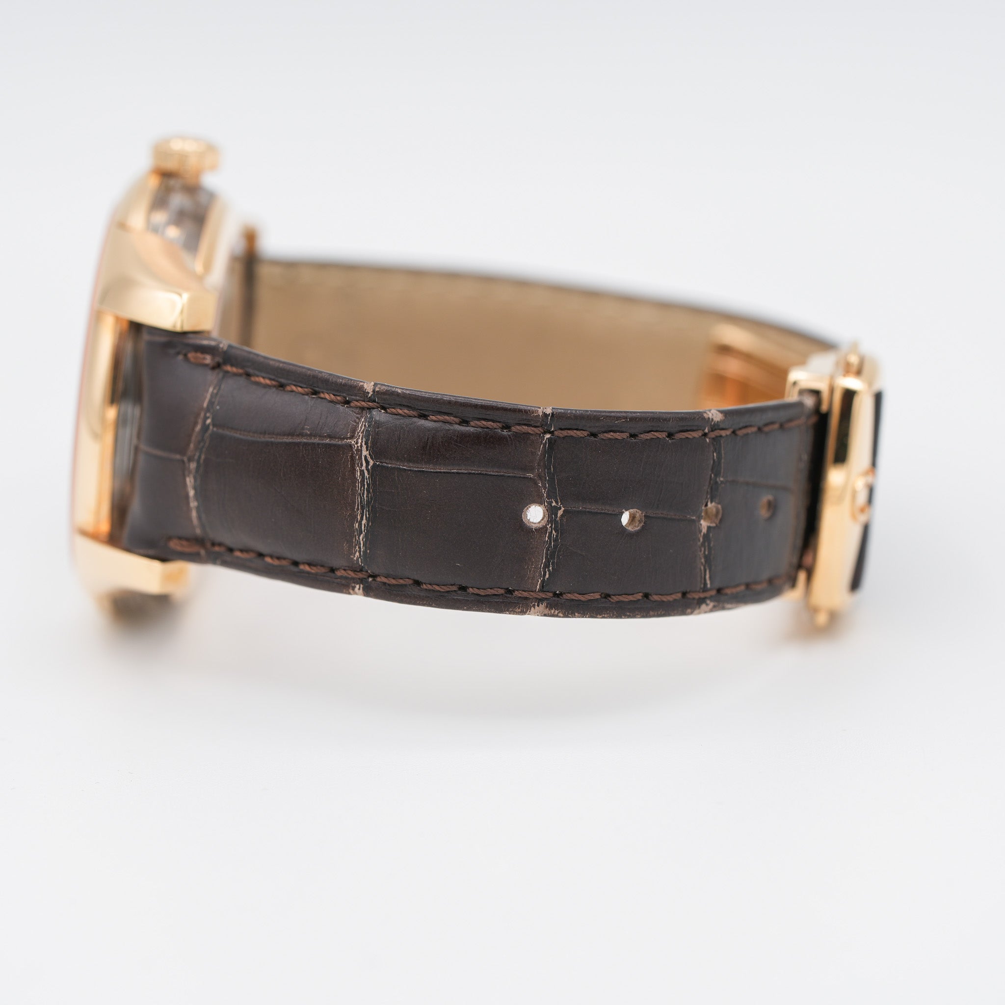 SALE | Omega De Ville Hours Vision 41 mm Red Gold On Leather Strap