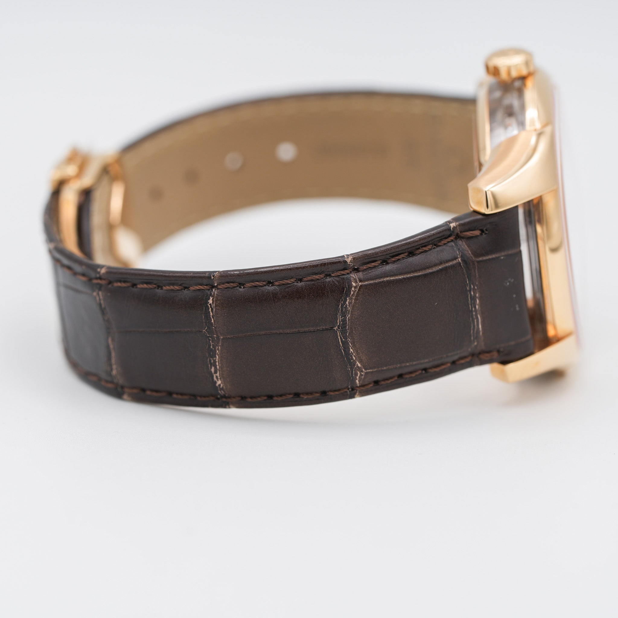 Omega De Ville Hours Vision 41 mm Red Gold On Leather Strap strap 2