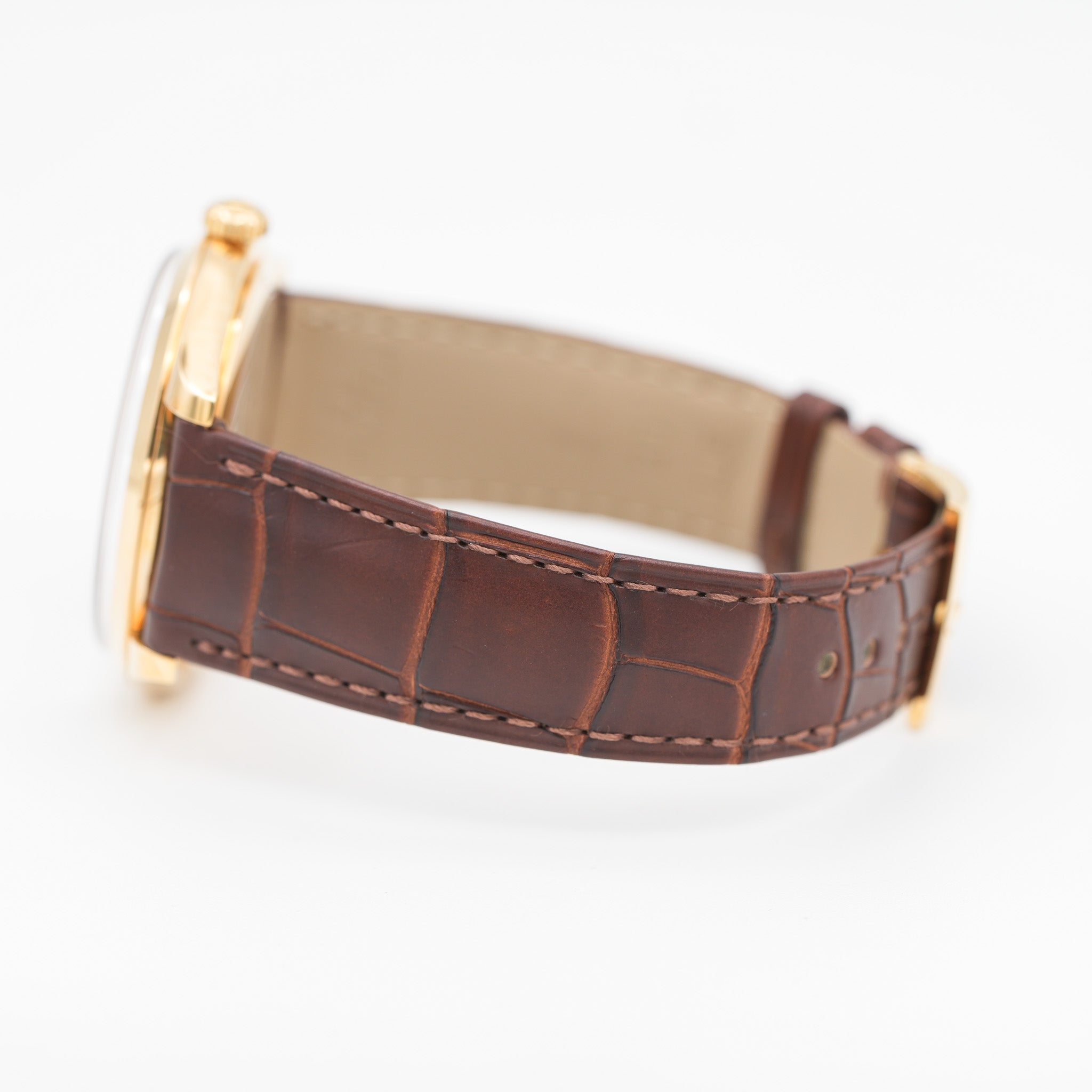 Omega De Ville Tresor Master Co-Axial Chronometer 40mm 18k Yellow Gold brown alligator strap