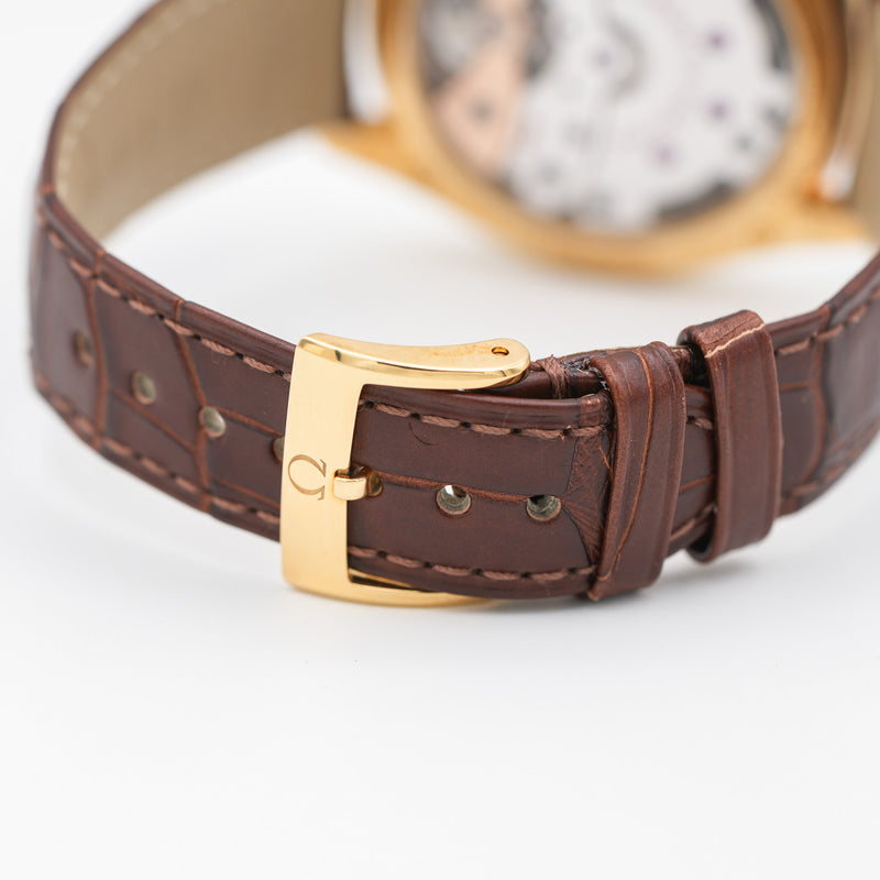 Omega De Ville Tresor Master Co-Axial Chronometer 40mm 18k Yellow Gold buckle