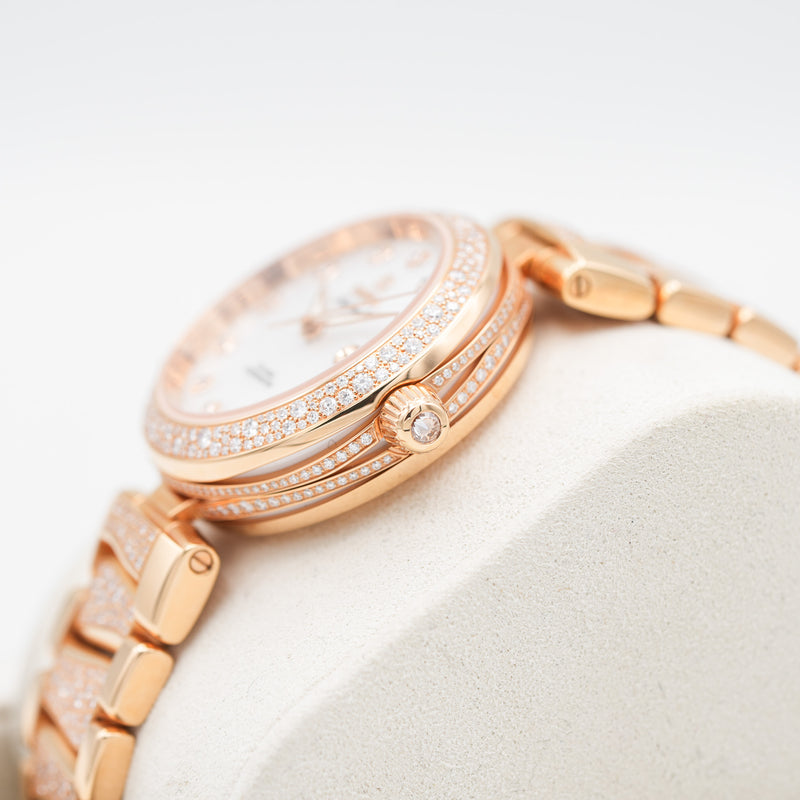 OMEGA 425.65.34.20.55.005 Omega De Ville Ladymatic Co-Axial 34mm Diamonds Watch crown