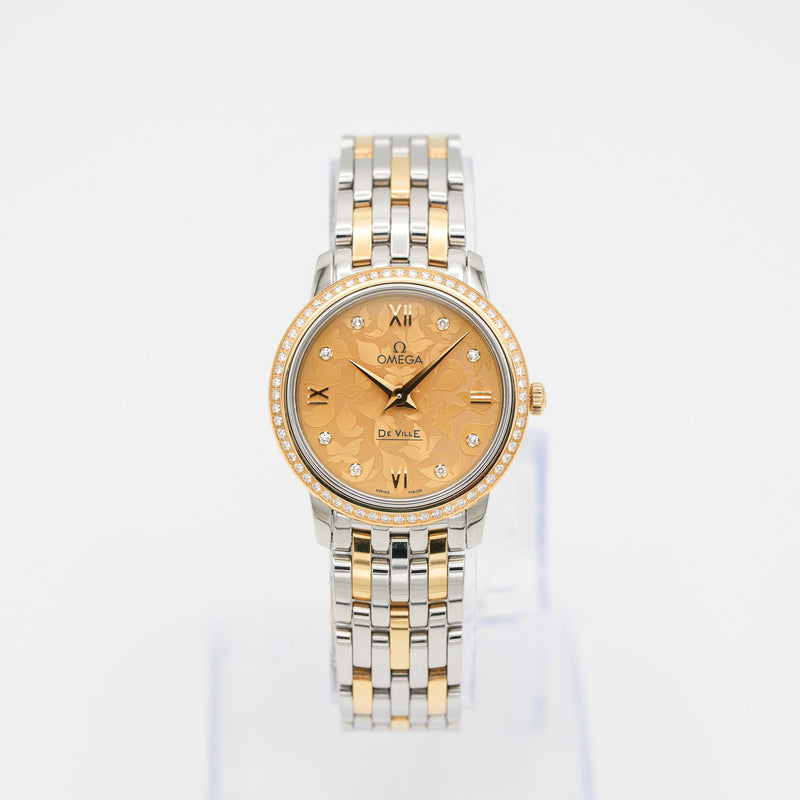 Omega 424.25.27.60.58.002 De Ville Prestige Butterfly Quartz 27.4mm Watch dial