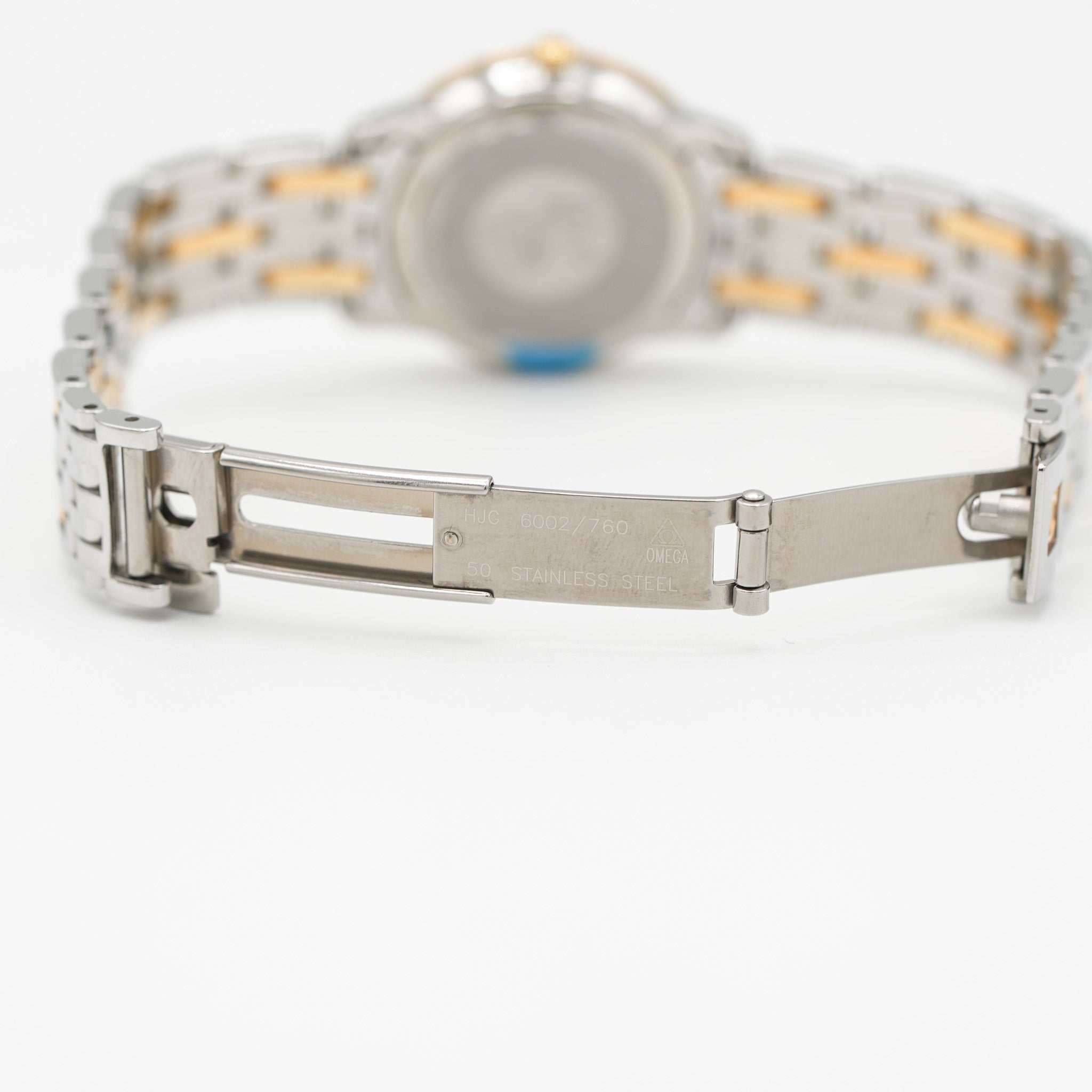 Omega 424.25.27.60.58.002 De Ville Prestige Butterfly Quartz 27.4mm Watch clasp opened