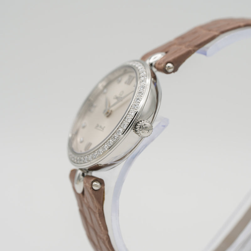 Omega 424.18.27.60.52.001 De Ville Prestige Quartz 27.4mm Watch crown