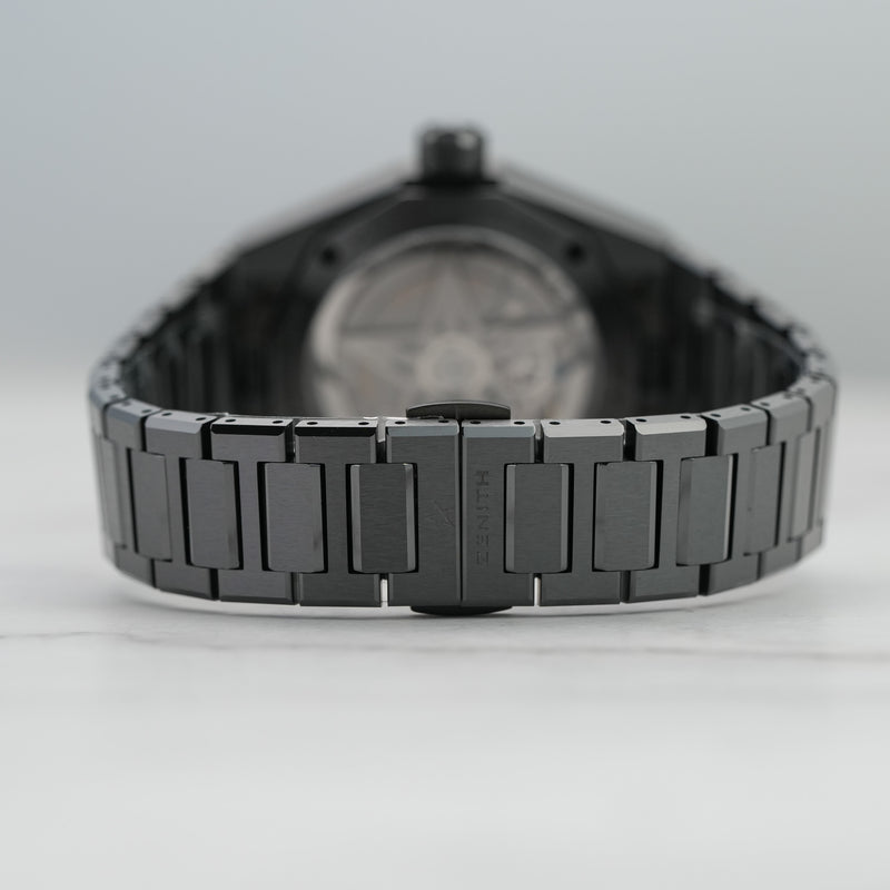 Zenith Defy Skyline Americas Limited Edition Black Ceramic clasp