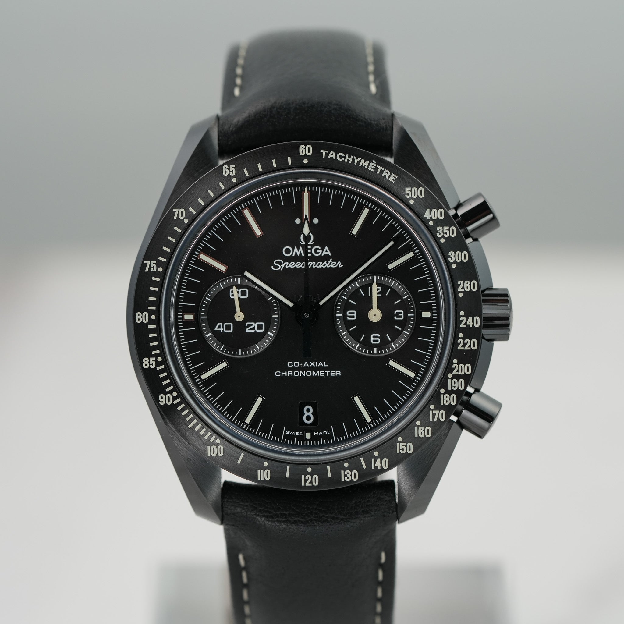 Omega Speedmaster Pitch Black Moonwatch 44.25mm 311.92.44.51.01.004 dial