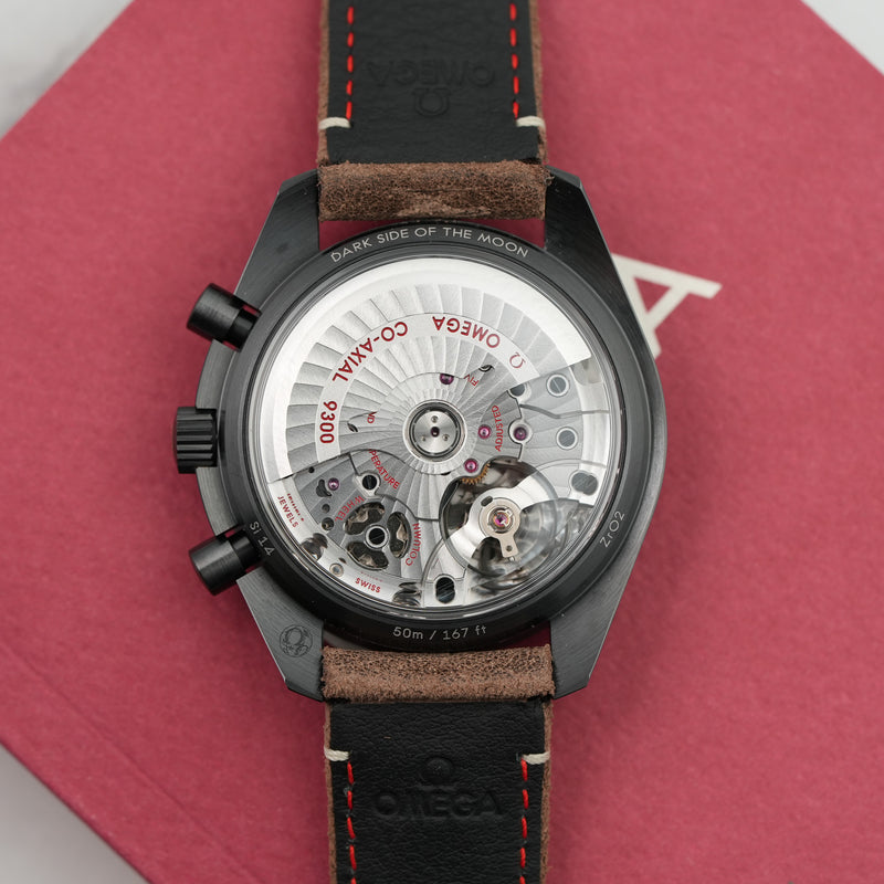 Omega Speedmaster Vintage Black Moonwatch 311.92.44.51.01.006 caseback