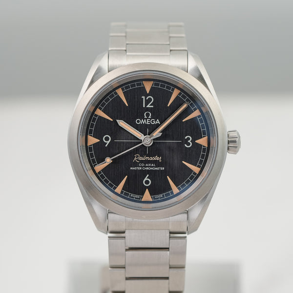 Omega Seamaster Railmaster 40mm Co-Axial Master Chronometer 220.10.40.20.01.001 grey dial