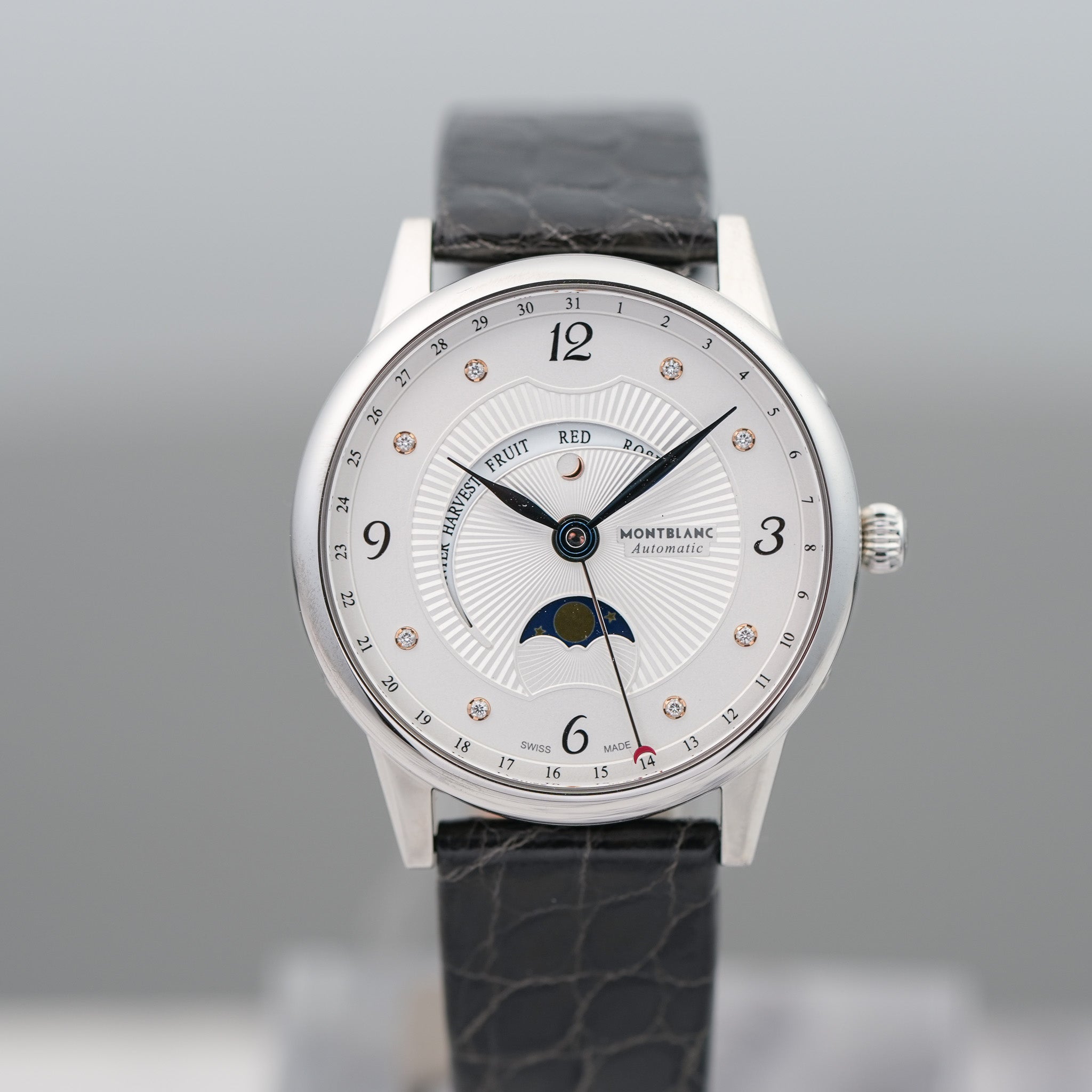 38万★ダイヤ37mmモンブランボエムMONTBLANCレディースボイーズ時計 112512 Montblanc Bohème
