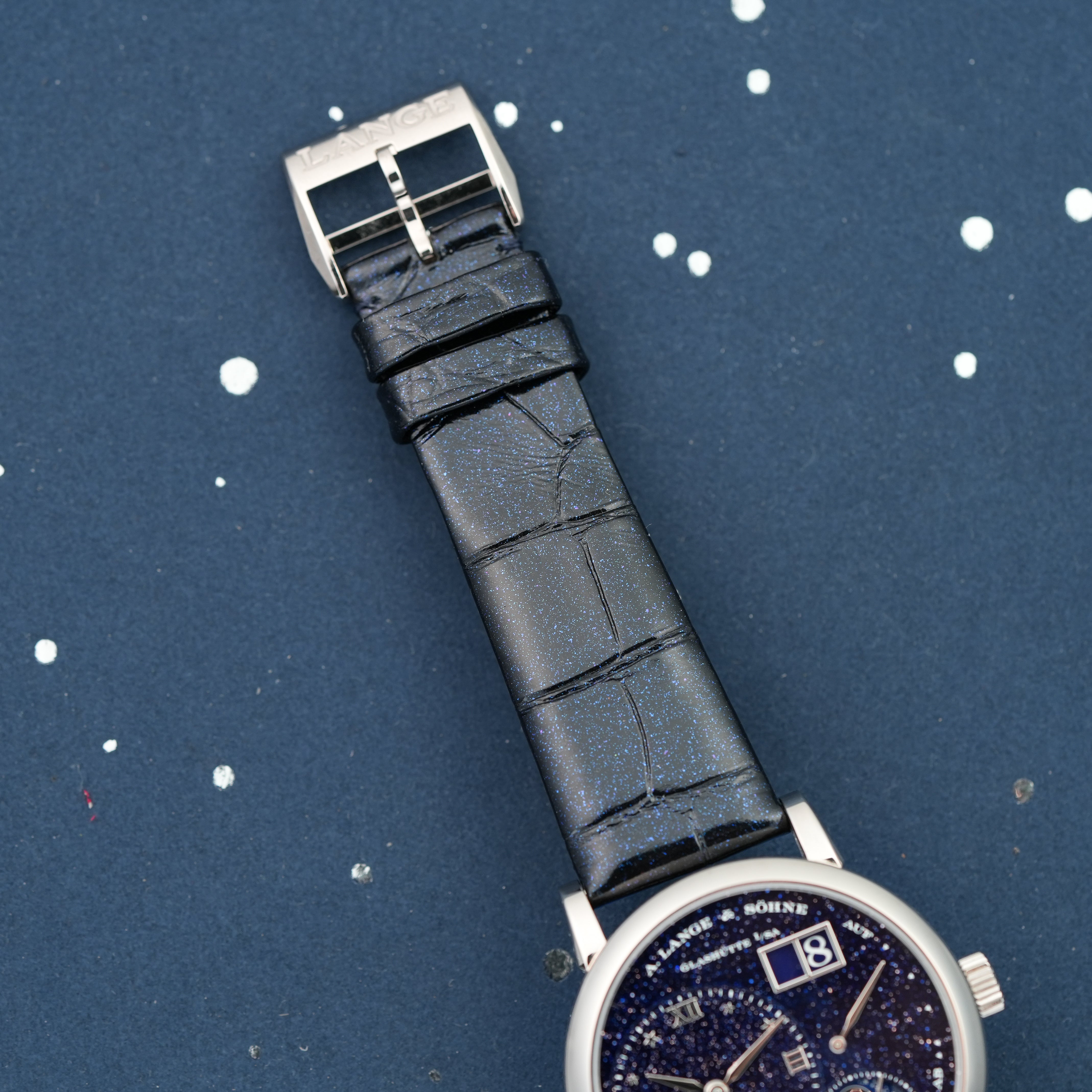2024 A. Lange & Söhne Little Lange 1 Moonphase Aventurine strap 2