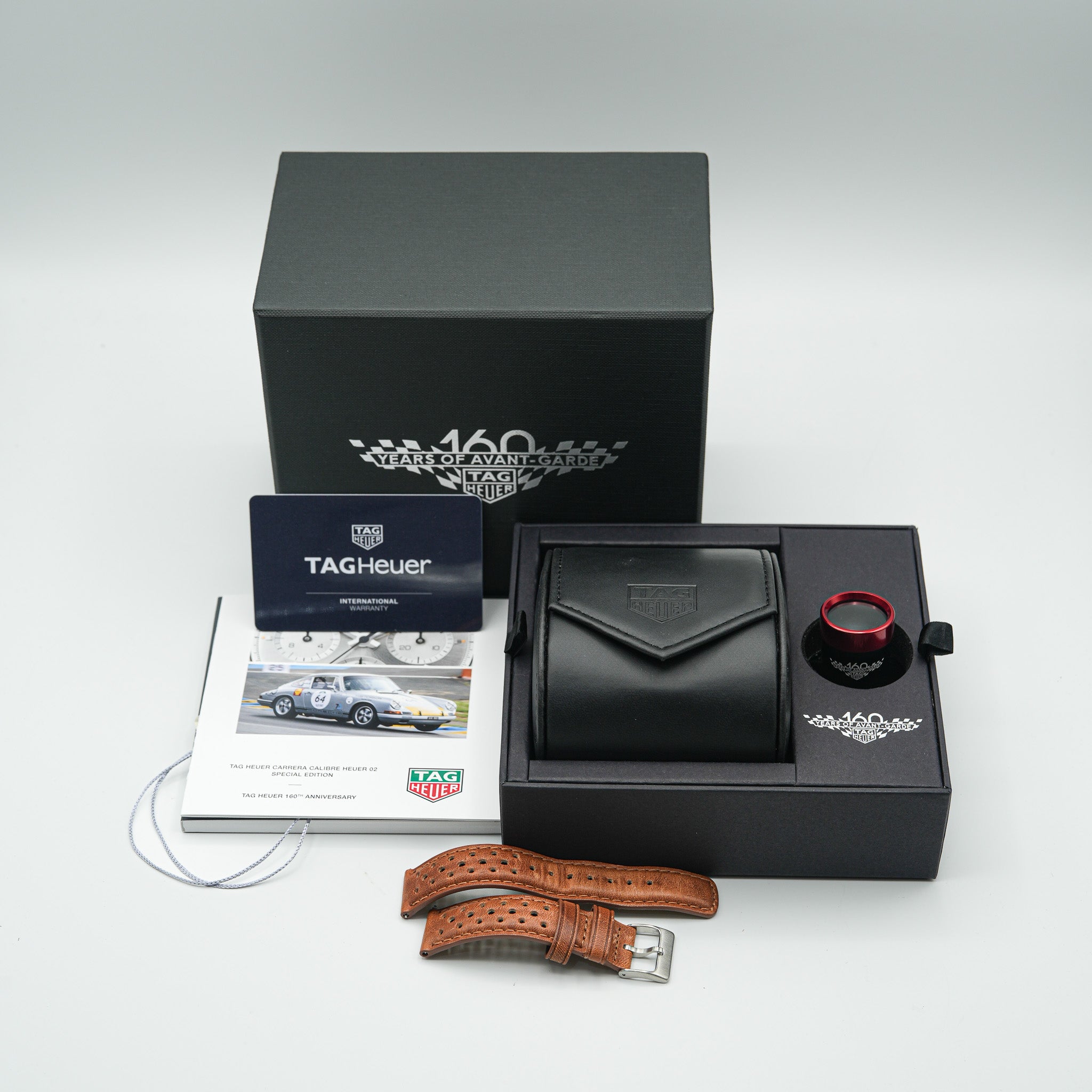 2021 TAG Heuer Carrera Chronograph 160 Years Anniversary box and accessories