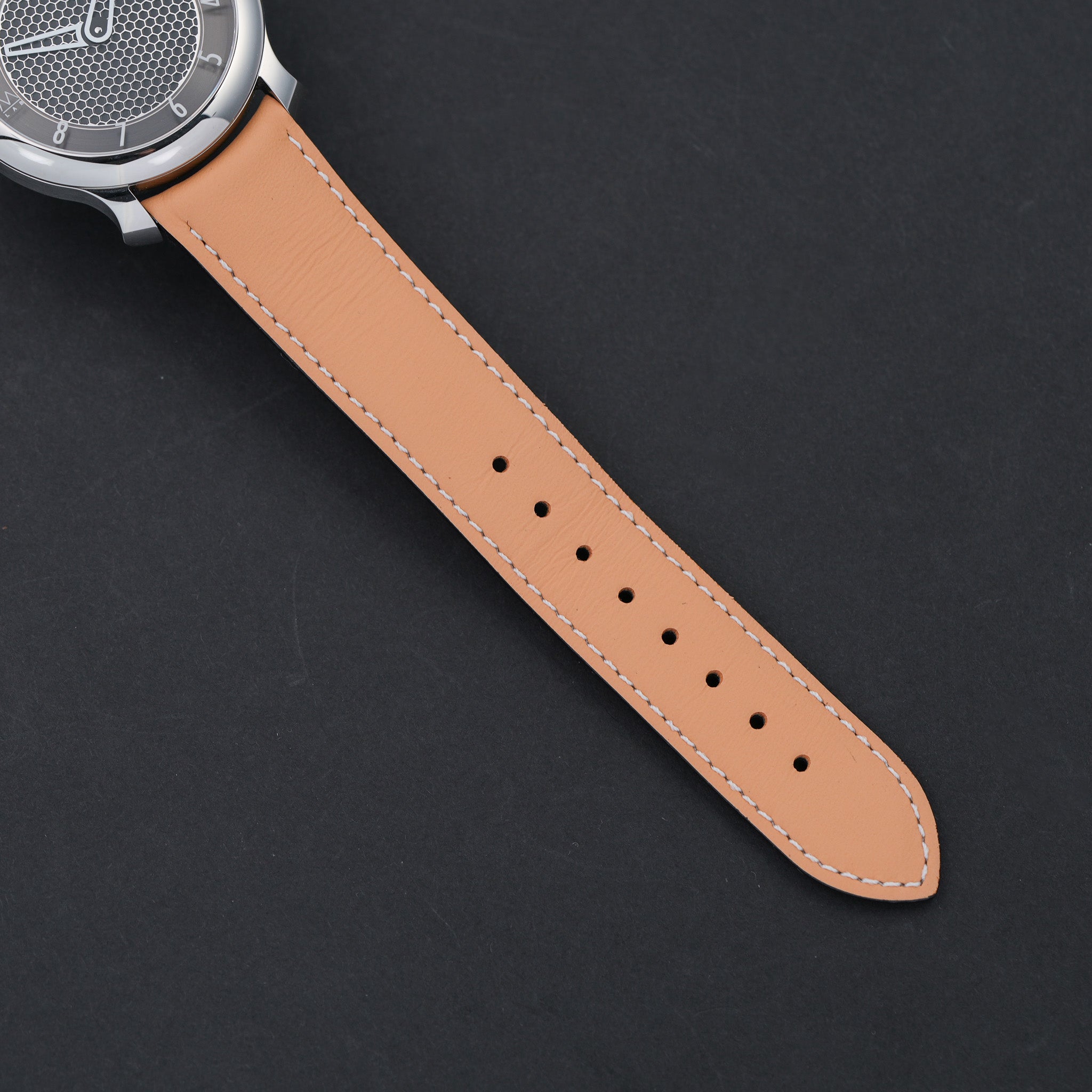 2023 Ming x Massena Lab Black 17.09 leather strap
