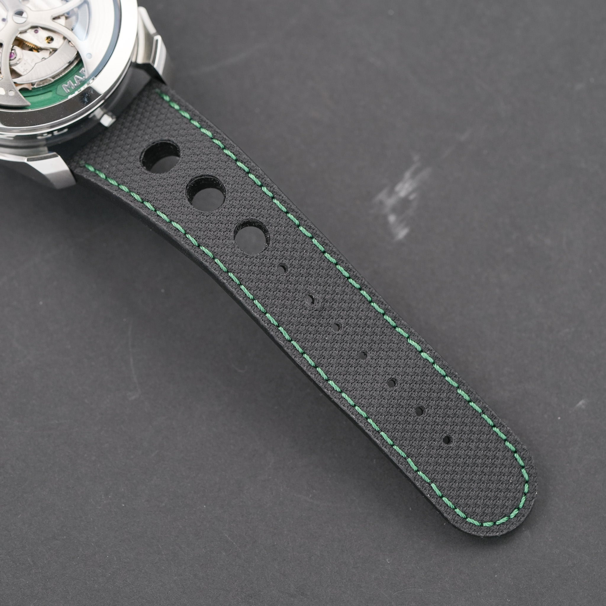 2024 MB&F M.A.D. 1 Green Lucky Clover strap