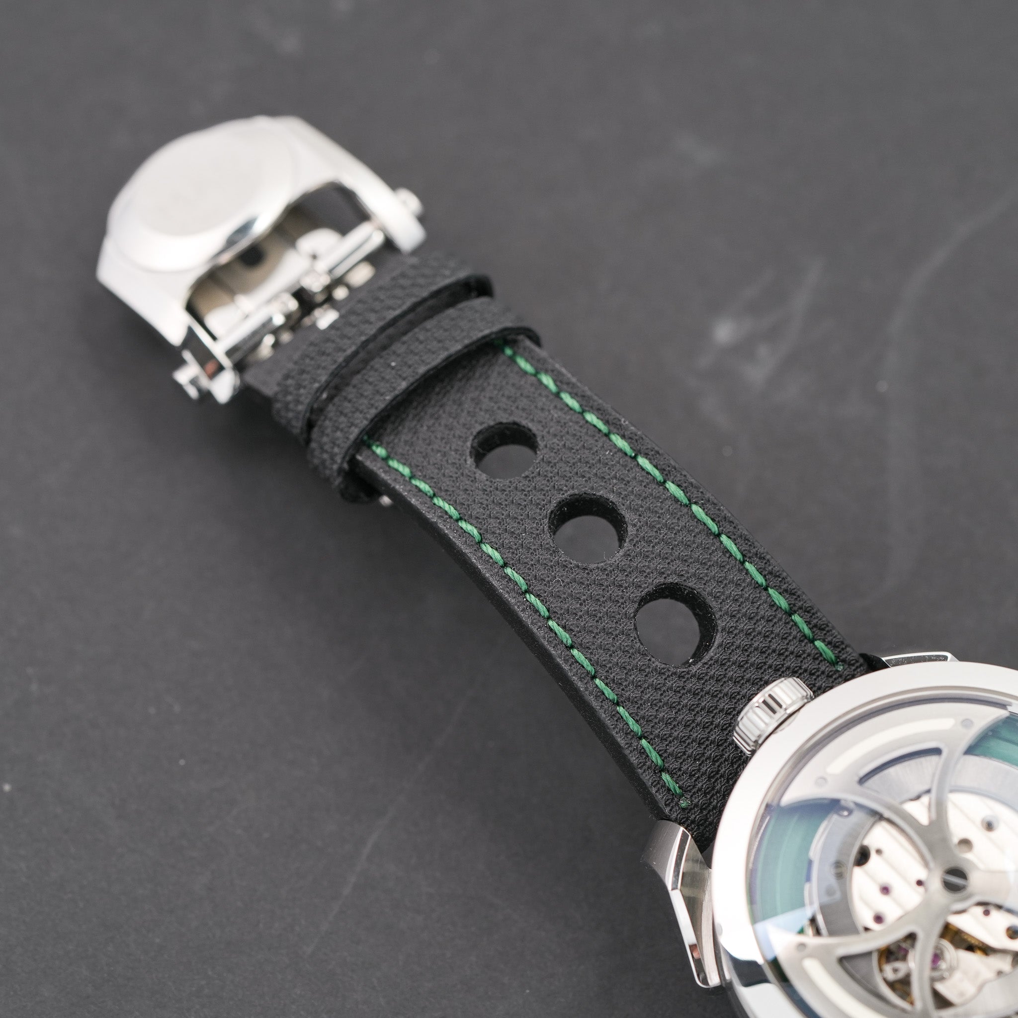 2024 MB&F M.A.D. 1 Green Lucky Clover strap top