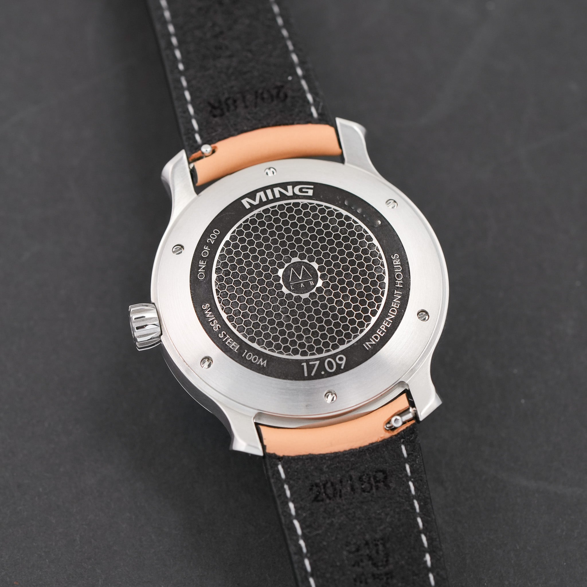2023 Ming x Massena Lab Black 17.09 caseback 2