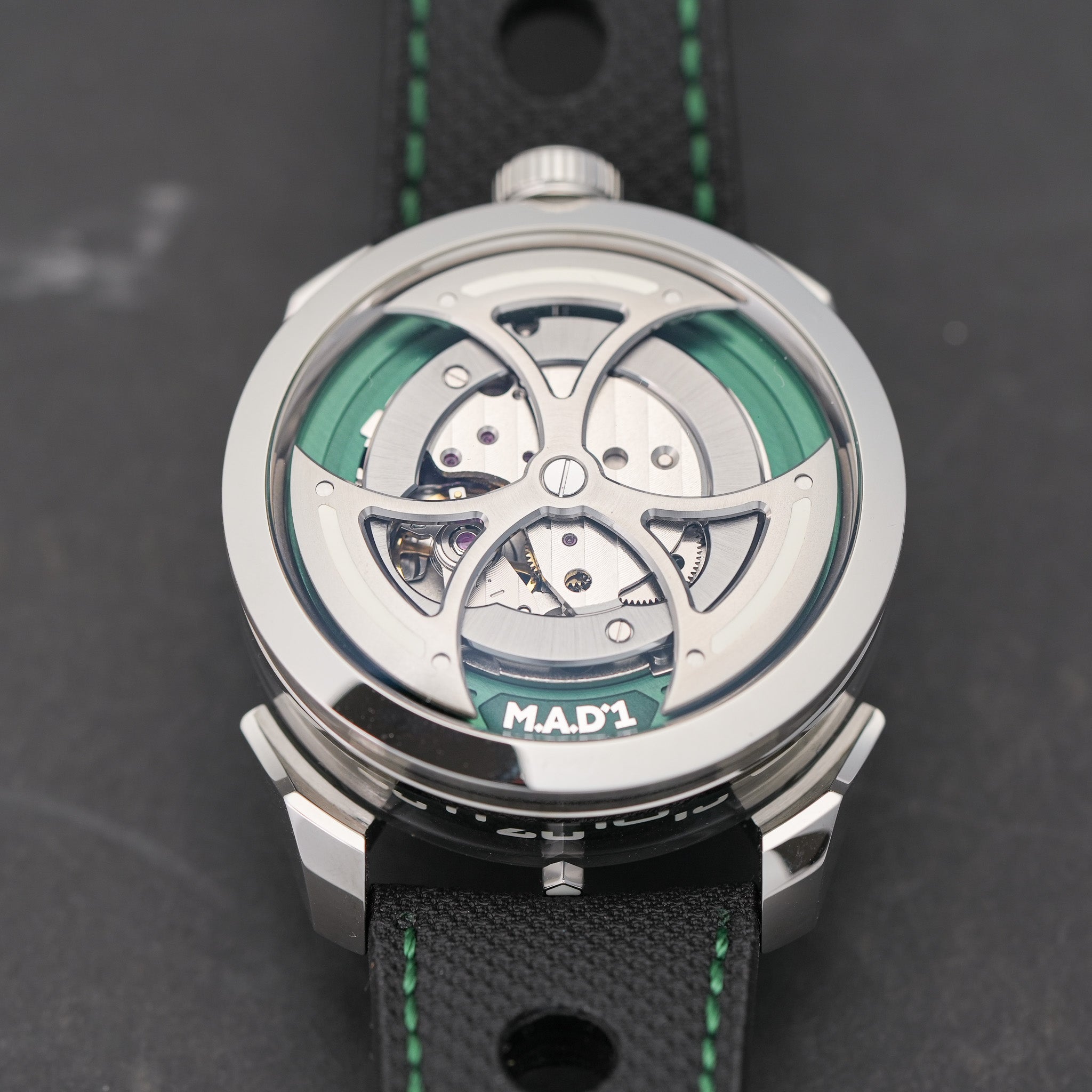 2024 MB&F M.A.D. 1 Green Lucky Clover rotor