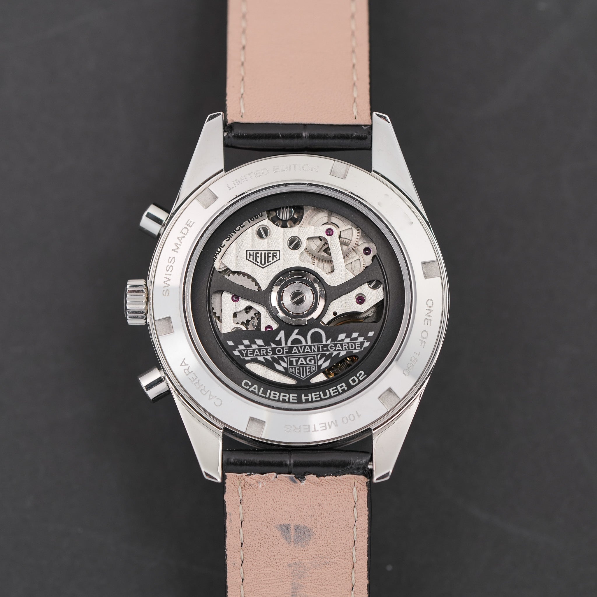 2021 TAG Heuer Carrera Chronograph 160 Years Anniversary caseback 2