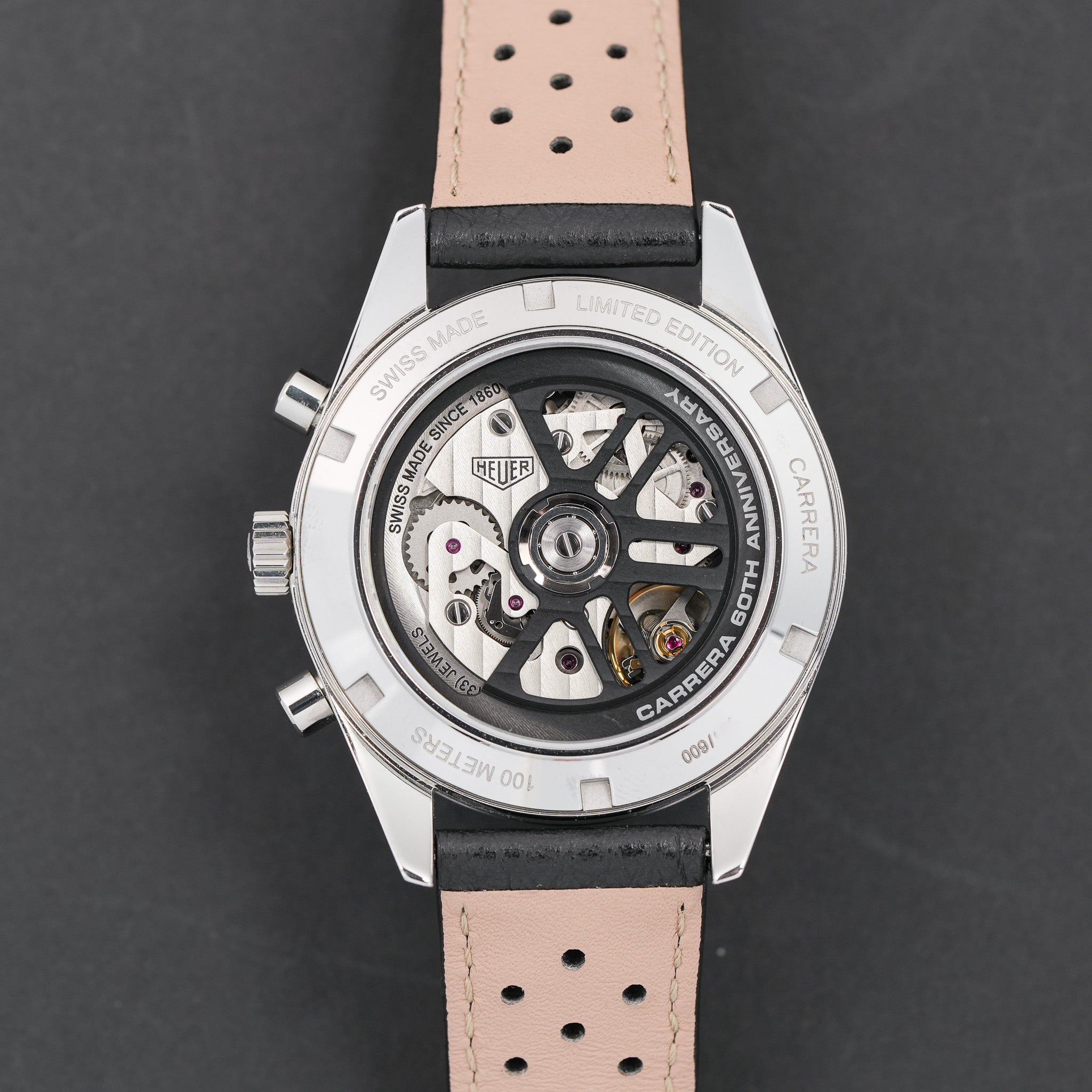 2023 Tag Heuer Carrera Calibre Heuer 02 Panda Chronograph movement