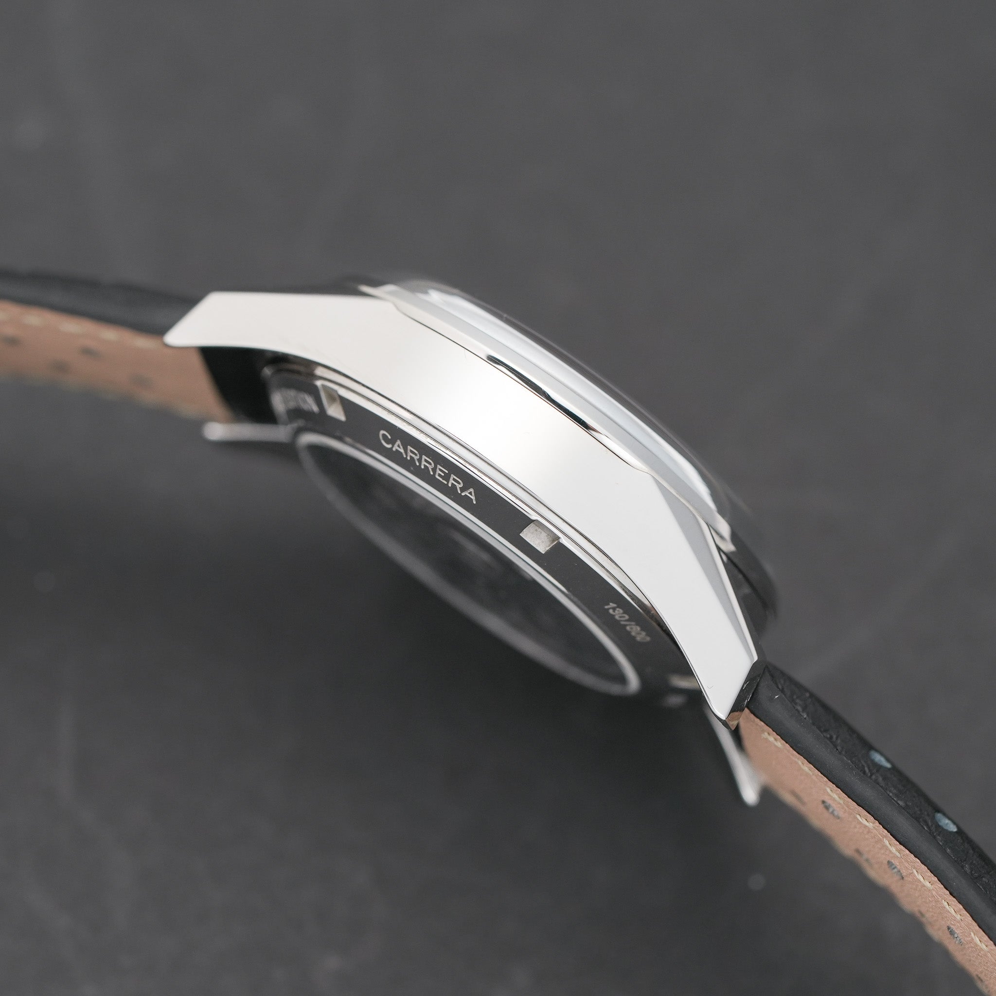 2023 Tag Heuer Carrera Calibre Heuer 02 Panda Chronograph case side 2