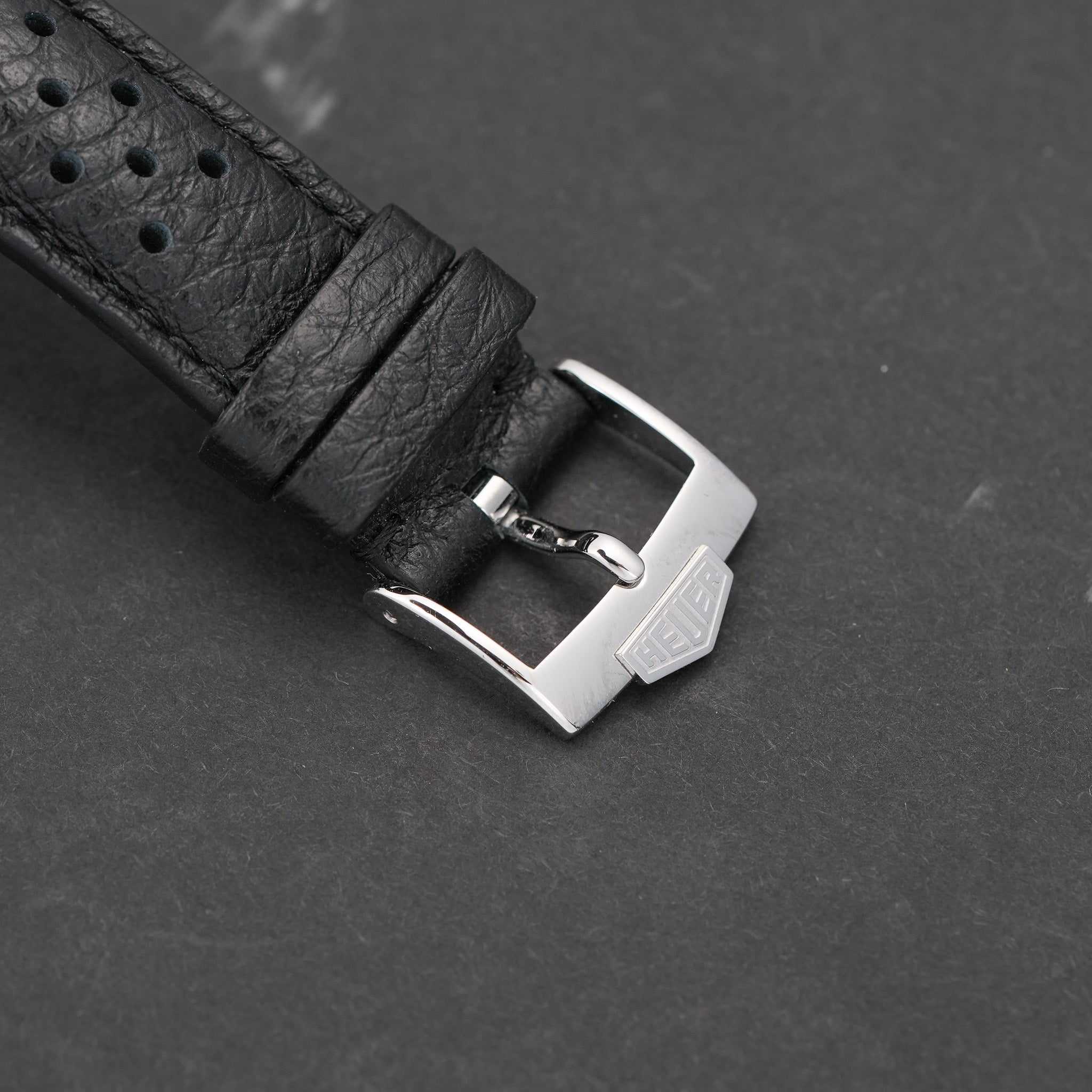 2023 Tag Heuer Carrera Calibre Heuer 02 Panda Chronograph steel pin buckle