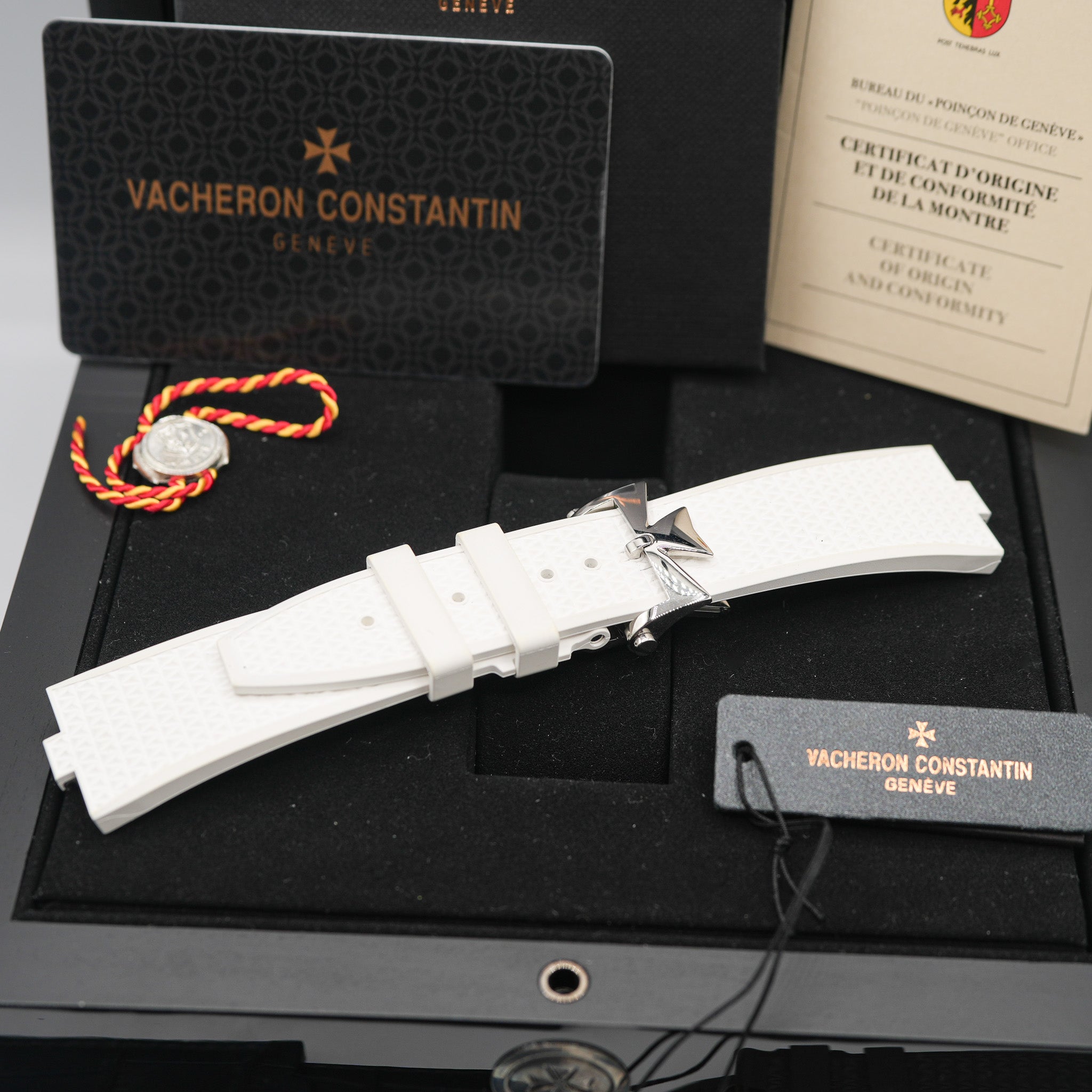 Vacheron Constantin Overseas 41mm Date Blue Full Set additional rubber strap 2