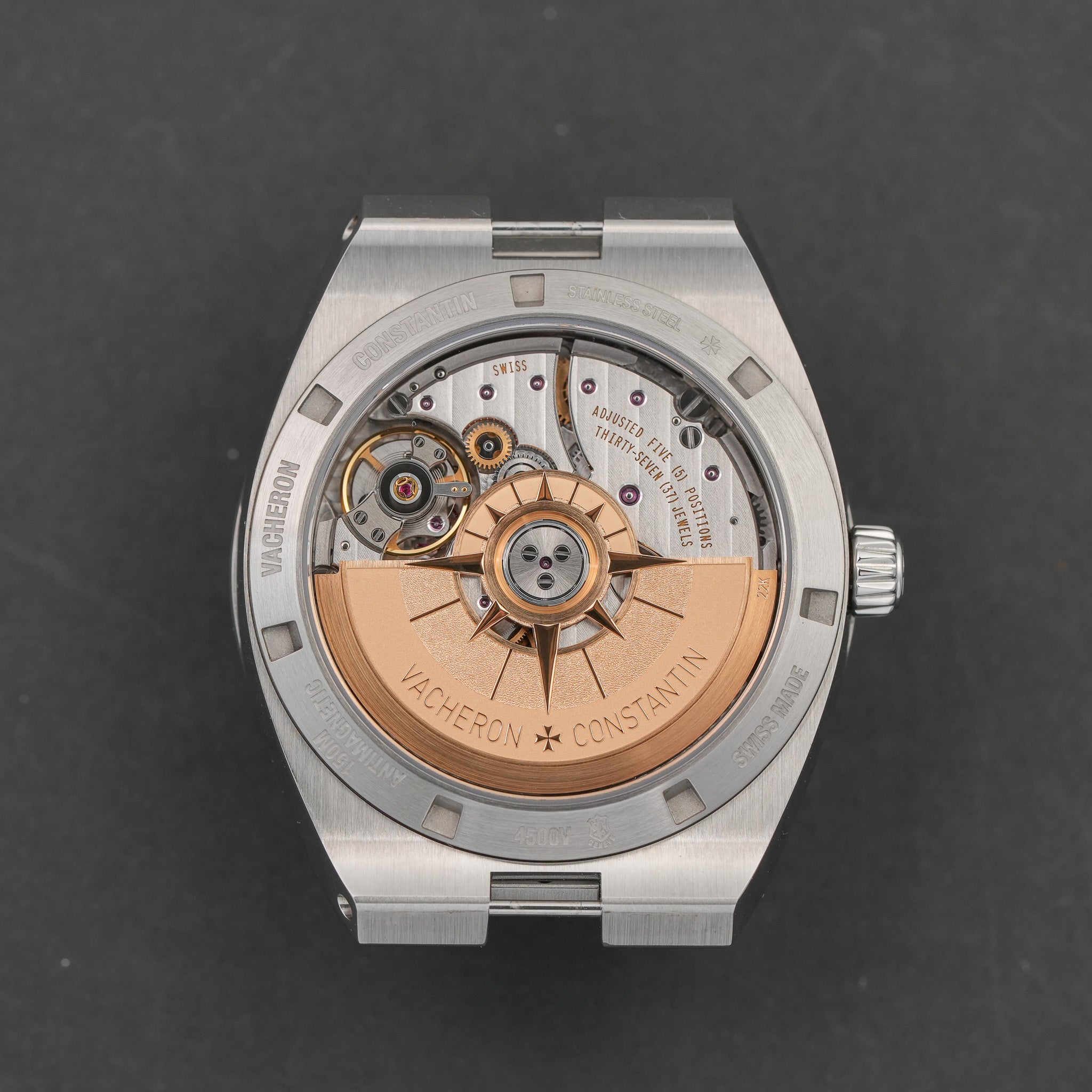 Vacheron Constantin Overseas 41mm Date Blue Full Set movement