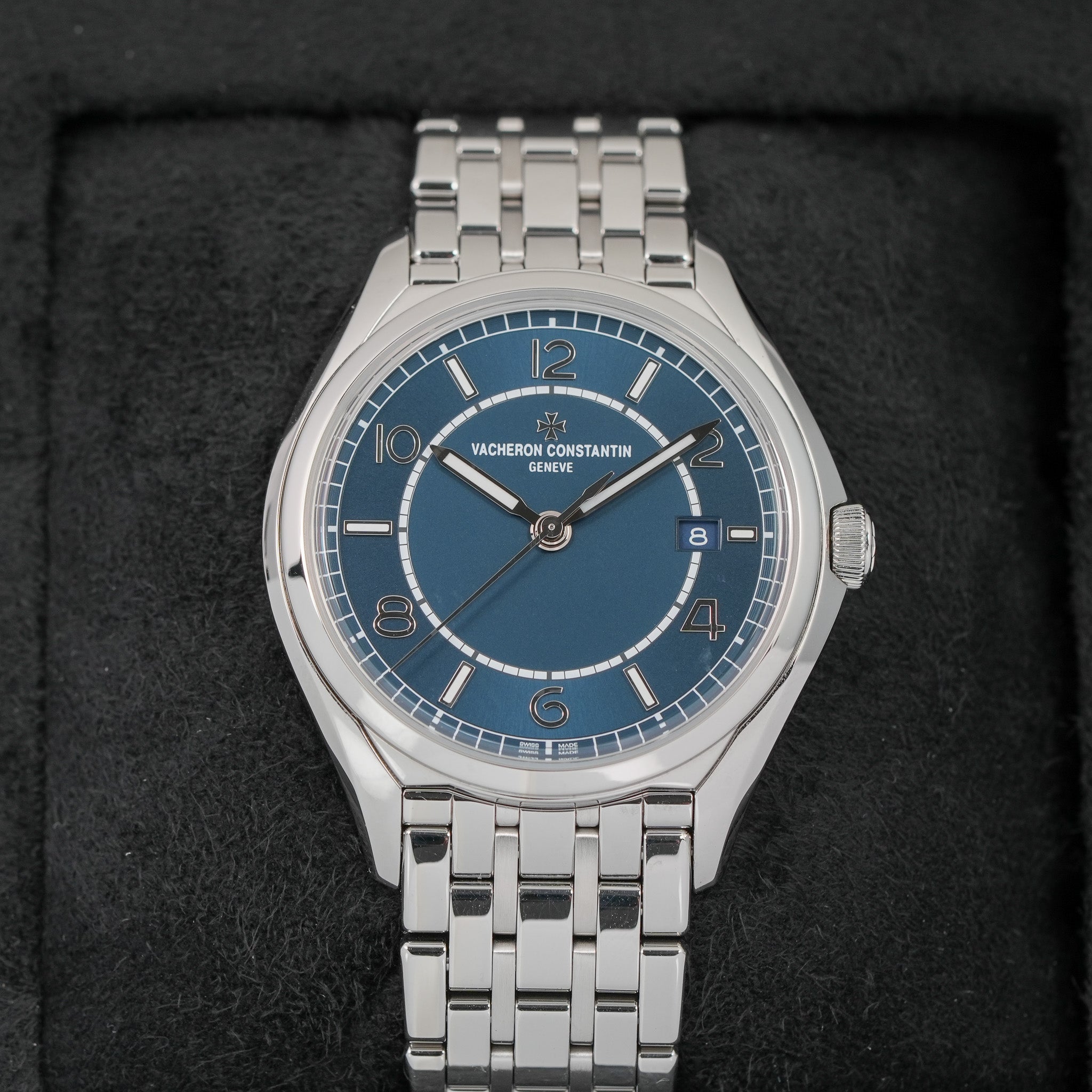 Vacheron Constantin FiftySix Date Blue Full Set dial