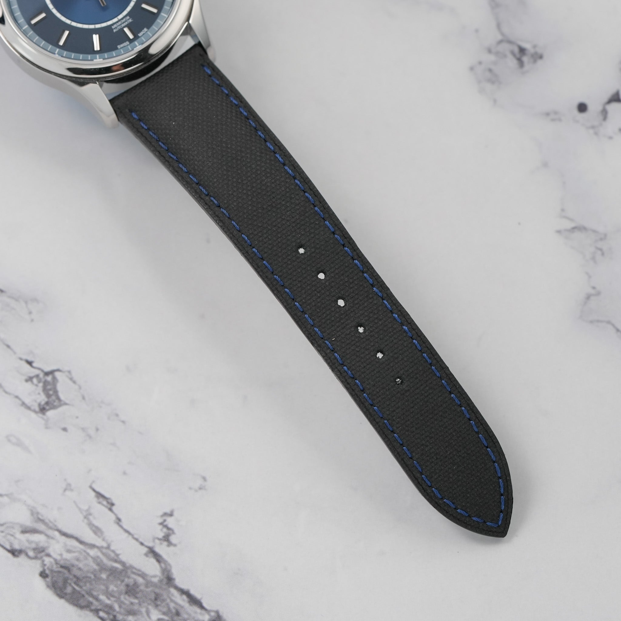 Jaeger-LeCoultre Master Memovox Boutique Edition Blue strap bottom