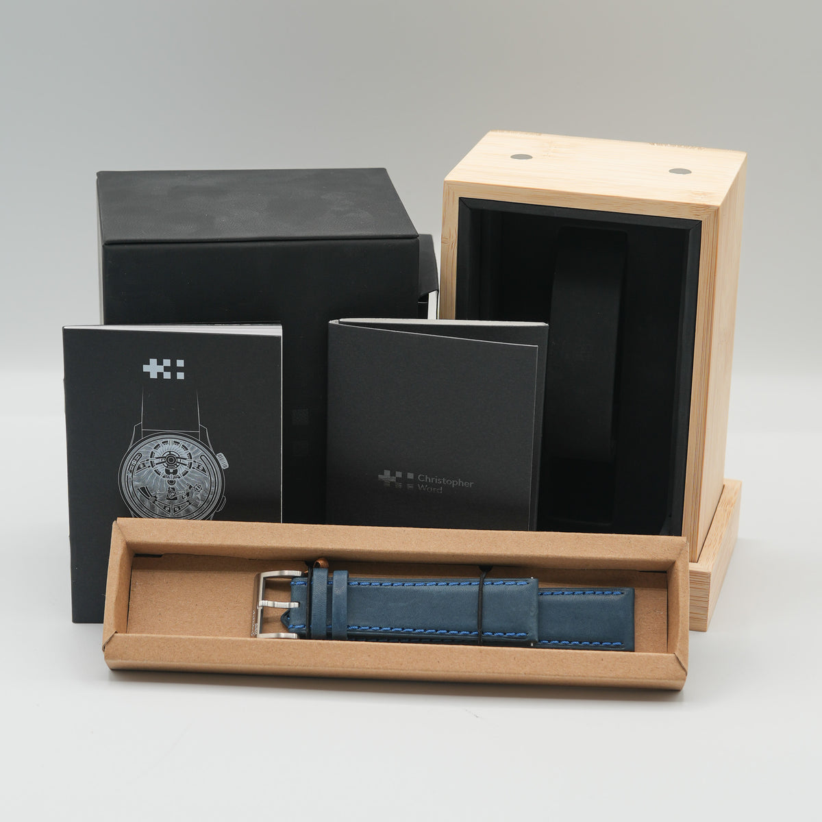 Christopher Ward C1 Bel Canto x Guilloche Limited Edition box papers