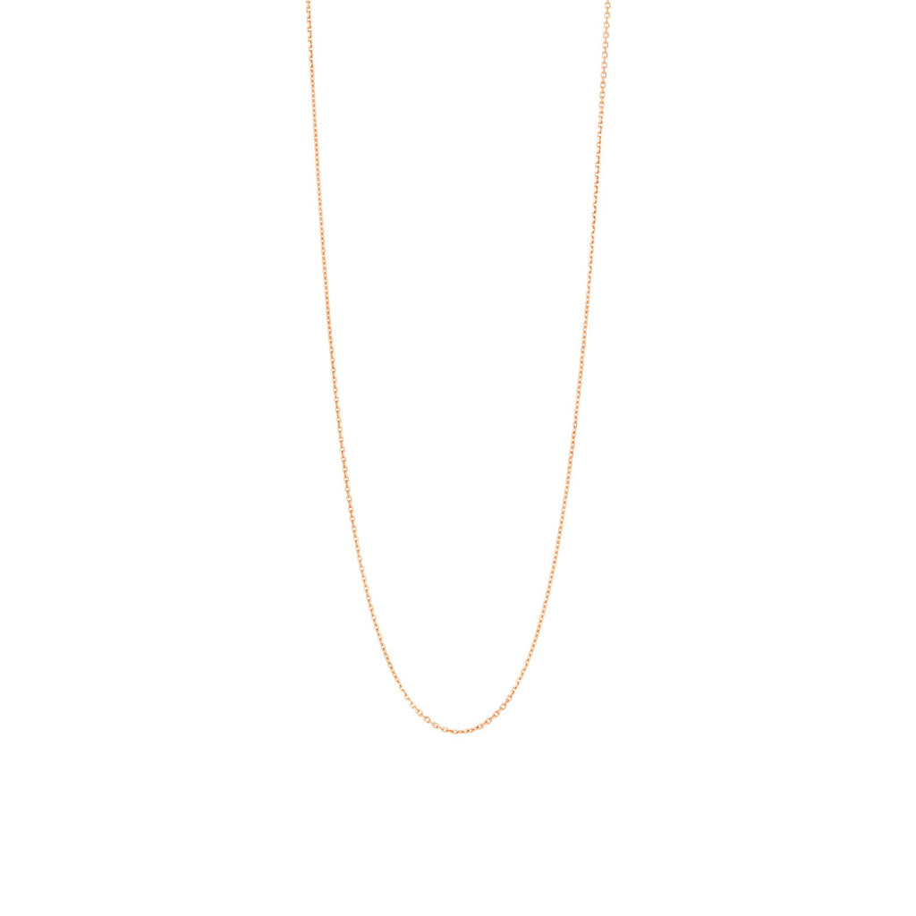 20" Diamond Cut Chain Rose Gold
