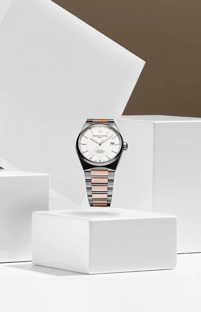 Lifestyle shot of Highlife Automatic COSC Two Tone 41mm