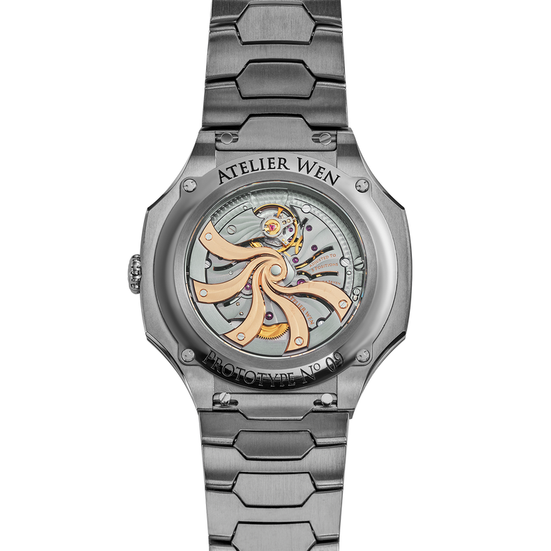 Back view Atelier Wen Inflection Green 幽 Yōu