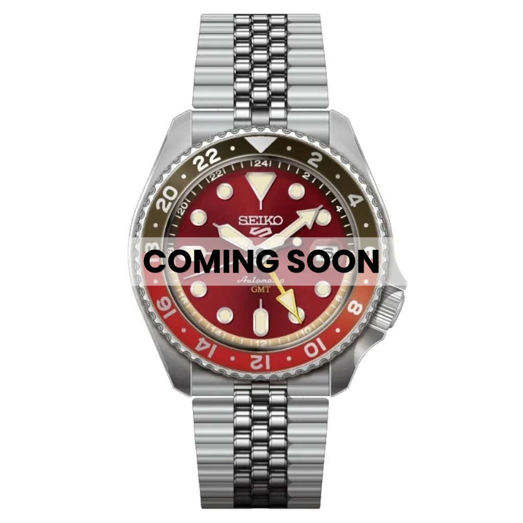 Seiko 5 Sports SKX GMT Limited Edition Maroon 'Dr. Pepper' 42.5mm HDB016