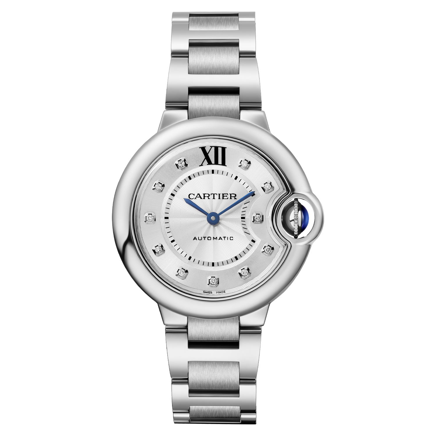 Cartier Ballon Bleu 33mm wiht Diamonds
