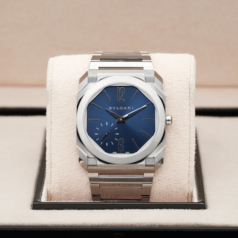 Watch Octo Finissimo Blue SALE BVLGARI 103431 Bulgari Octo