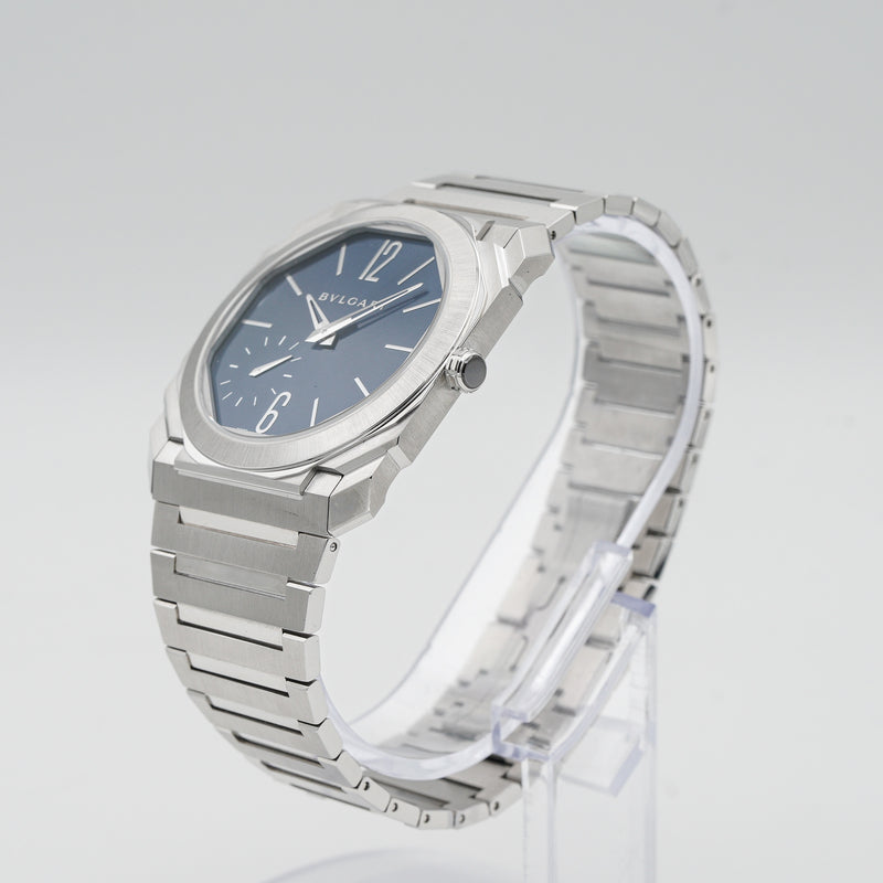 SALE BVLGARI 103431 Bulgari Octo Finissimo Automatic Blue Dial