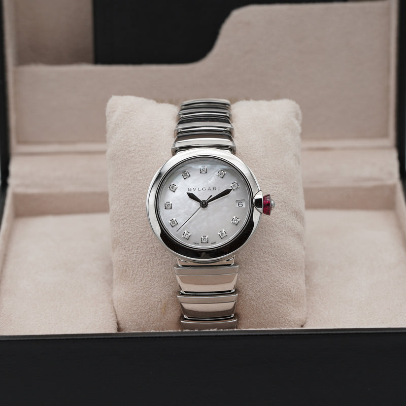 FINAL SALE BVLGARI 102199 Bulgari Lvcea Automatic Stainless Steel Automatic Watch C C